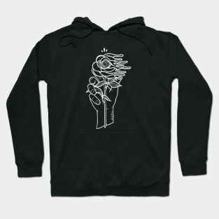 "Melting Away" - White Variant Hoodie